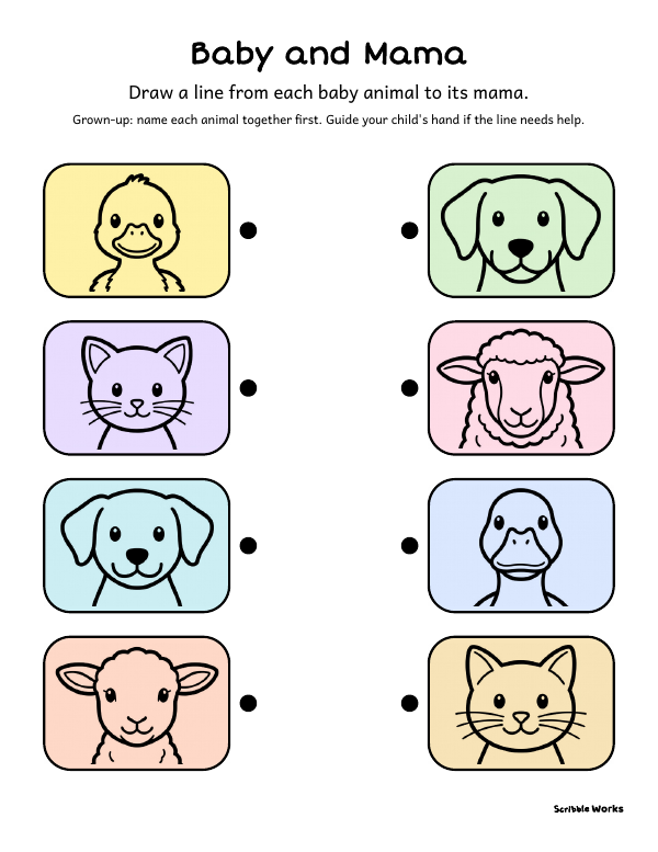 The printed page of Baby and Mama