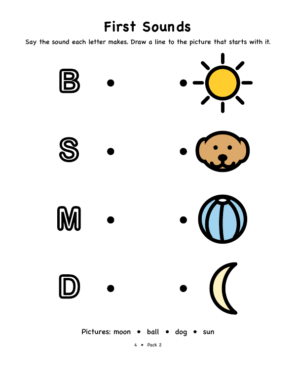 First page of First Sounds