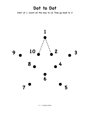 First page of Dot to Dot